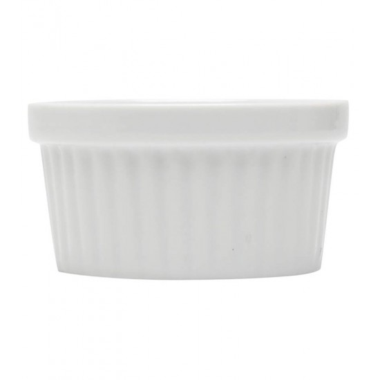 Ramequim 8,2x5cm Classic Branca De Porcelana